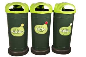 ART. 1083 CONTENITORE 105 LT. MONORACCOLTA COPERCHIO A 3 ASOLE
